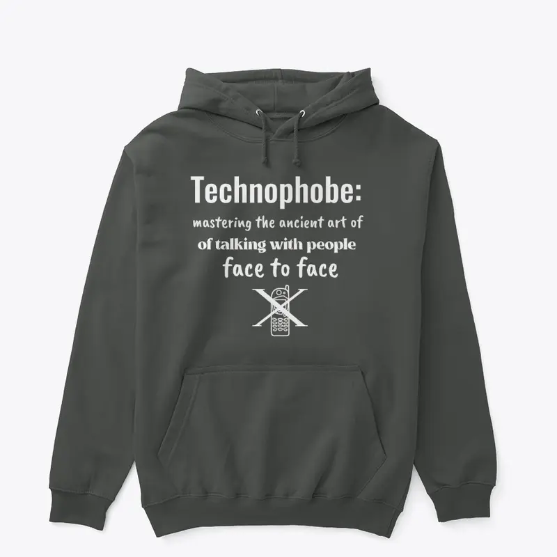 Technophobe: No Cell (White)