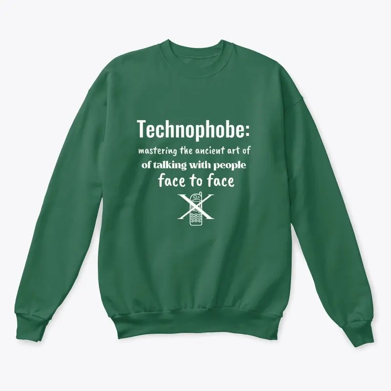 Technophobe: No Cell (White)