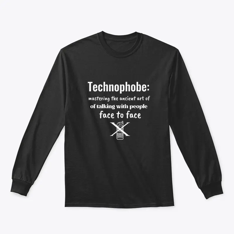 Technophobe: No Cell (White)