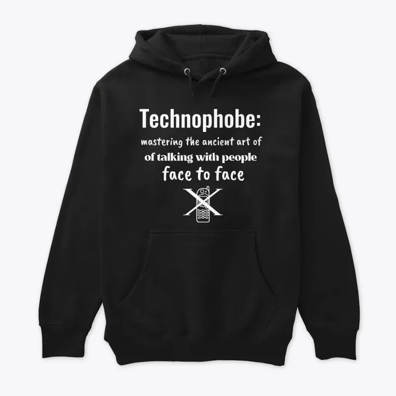 Technophobe: No Cell (White)